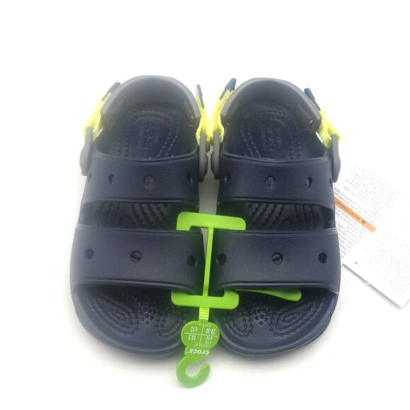 NEW Crocs All Terrain Sandals Shoes Toddler Little Boys 12 C12 Blue - Picture 6 of 8